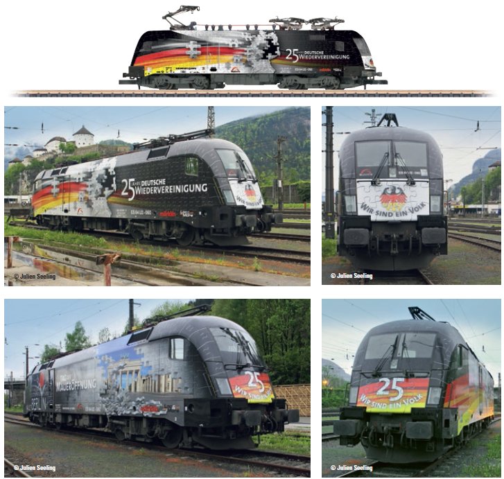 Märklin 88587 Z Gauge Electric Locomotive ES 64 U2 Taurus TX Logistics/mrce # in for sale online 