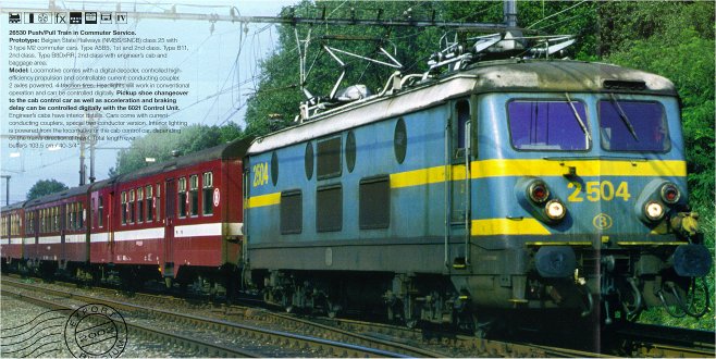 Push/Pull Commuter Train class 25 NMBS/SNCB (E)
