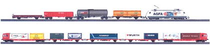 Premium Digital Starter Set w/2 Freight Trains
