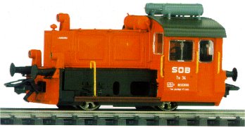 Digital Mandarinli Diesel Loco class Tm 24 SOB (E)
