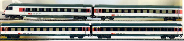 Push/Pull Train 4-Car Set SBB-CFF-FFS (E)