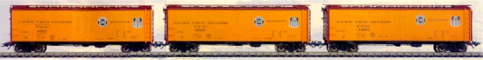 U.P. and S.P. Pacific Fruit Express type R-40-1 3-Refrigerator Car