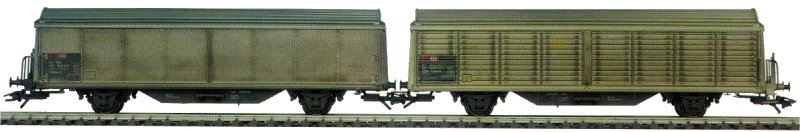 Swiss Pair Freight 2-Car Set Type Hbis-v (E)