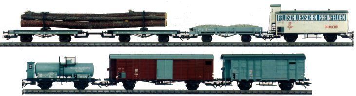 Historic Freight Train 6-Car Set SBB (E)(L)