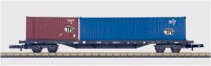 4-Axle Flat Car for Containers w/Load DB AB