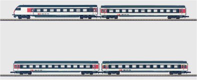 Exp Train Passenger 4-Car Set SBB