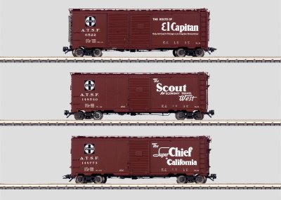 AT & SF type XM Freight 3-Car Set (E)
