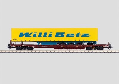 DB AG Flat Car with Semi-trailer Load (L)