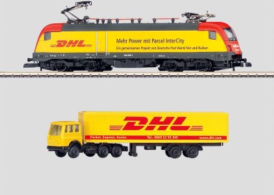 DB AG class 182 Electric Locomotive and Truck Model (L)