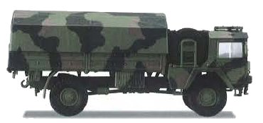 HO German Federal Army 5TGL Mil Truck