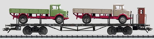 DB type SSw 07 Flat Car with Trucks (L)