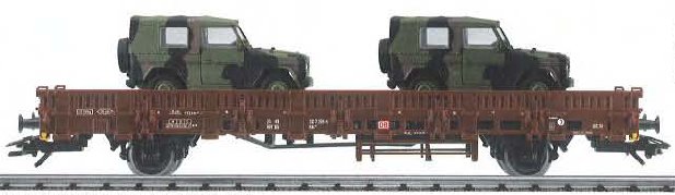 HO German Federal Army Kbs 443 Stake Car & 2 Wolf Vehicles