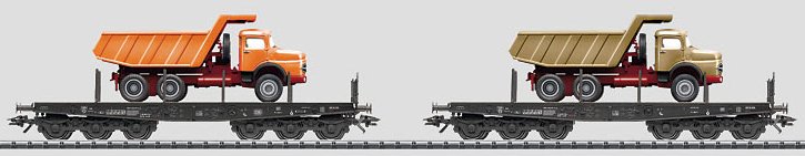 DB type Sammp 705 Heavy Duty Flat 2-Car Set (L)
