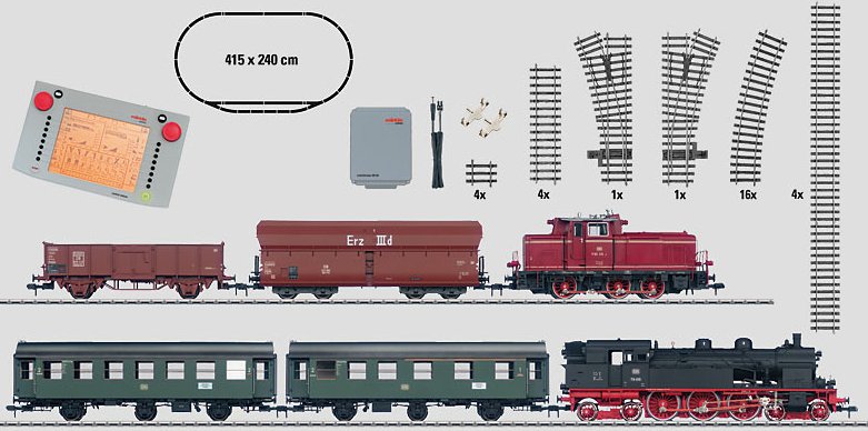 Digital Mega Starter Set, with 2 Trains.