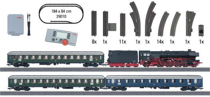 Passenger Train C-Track Starter Set w/Mobile Station