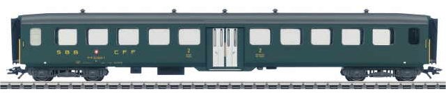 SBB/CFF/FFS type B 2nd class Lightweight Steel Passenger Car