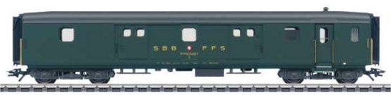 SBB/CFF/FFS type D Lightweight Steel Baggage Car