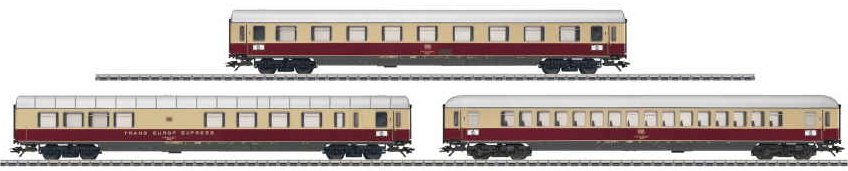 TEE Bavaria Express Train Passenger 3-Car Set