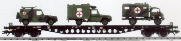 German Federal Army: Transport by Rail for First Aid Vehicles