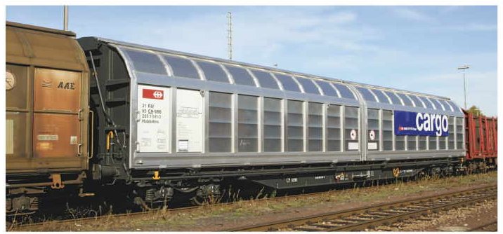 DB AG Type Habbins 15 High-Capacity Sliding Wall Boxcar