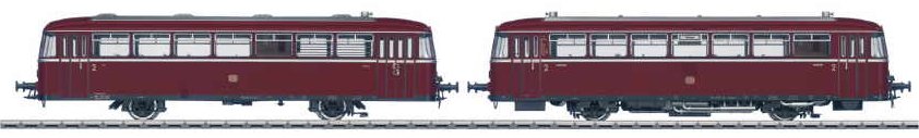 Dgtl DB cl VT 98 and VS 98 Rail Bus with Control Car