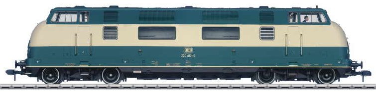 Dgtl DB cl 220 Diesel Loco (L)