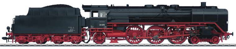 Dgtl DB cl 01 Steam Loco w/Tender (L)