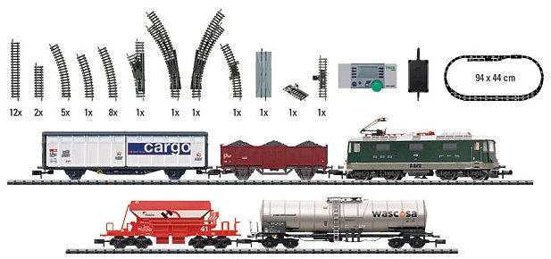 Dgtl Freight Service in Switzerland Starter Set w/Mobile Station