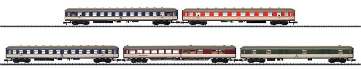 DB Pop Colors Express Train Passenger 5-Car Set