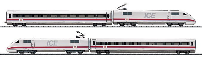 DB cl 401 ICE 1 Powered Rail Car Train