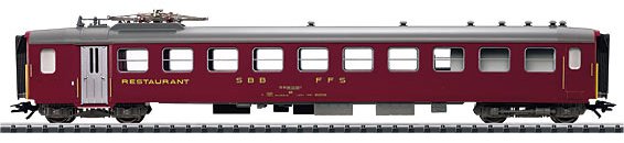 SBB/CFF/FFS type WR Lightweight Steel Dining Car