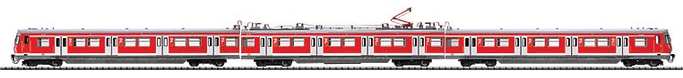 DB cl 420 S-Bahn Rail Car Dummy goes w/T22621