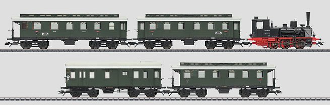 Branch Line Passenger Train w/ DB 89.70