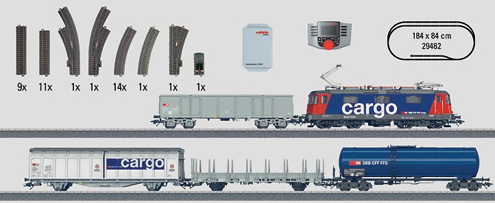 Swiss Freight Train Digital Starter Set