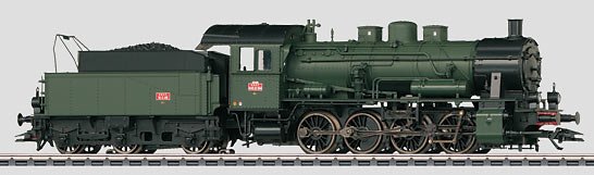 SNCF (France) Class 040D Steam Freight Locomotive w/Tender