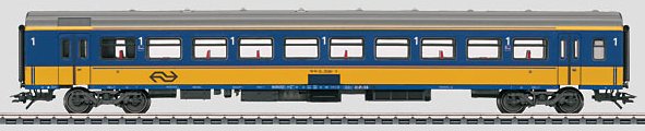 NS (Netherlands) Express Train 1st Class Passenger Car