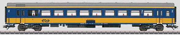 NS (Netherlands) Express Train 2nd Class Passenger Car