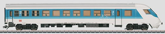 DB AG Express Train 2nd Class Cab Control Passenger Car