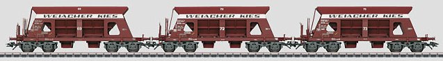 SBB Weiacher Kies / Weiacher Gravel Dump Car Set