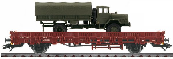 German Federal Army: Type Kls Flat Car w/Mercedes-Benz LG 315