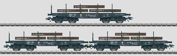 DB Type SSy 45 4-Axle Heavy-Duty Flat Car Set