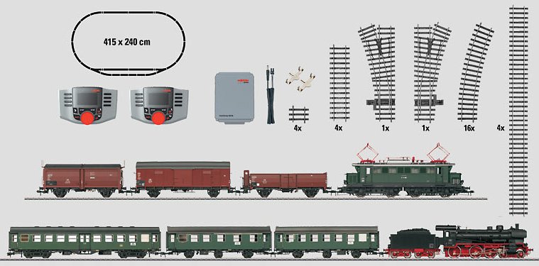 Digital Mega Starter Set with 2 Trains, etc.