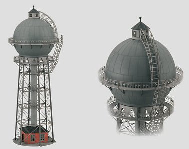 Finished Model of a Water Tower