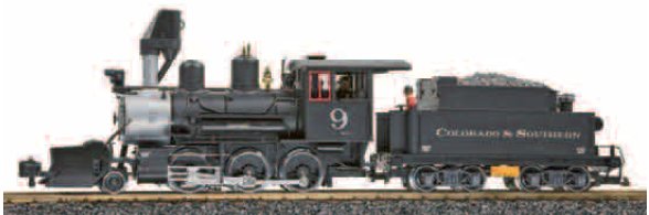 C&S Mogul Steam Locomotive, No. 9