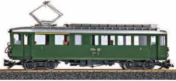 Rhaetian RR Powered Rail Car, No. ABe 4/4 33