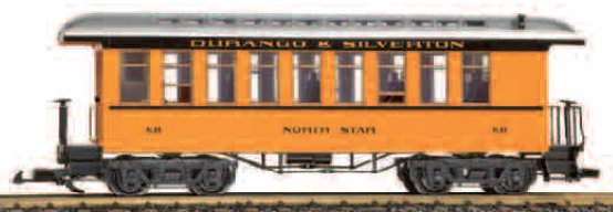 Durango & Silverton Passenger Car, No. 631