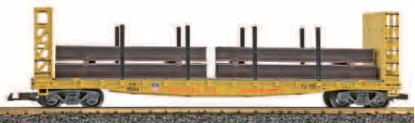 UP Bulkhead Flat Car