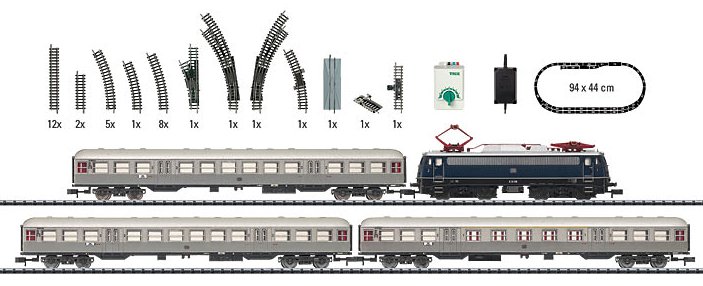 DB Passenger Train Starter Set w/Analog Controller