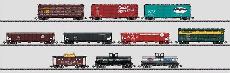 US 10-Car Freight Set