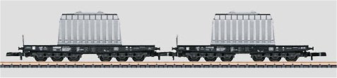 2-Car Flat Car (Type Sammp 705) Set